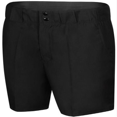 Smitty | FBS-178 | 4-Way Solid Black Football Lacrosse Shorts | Referee's Choice (38)