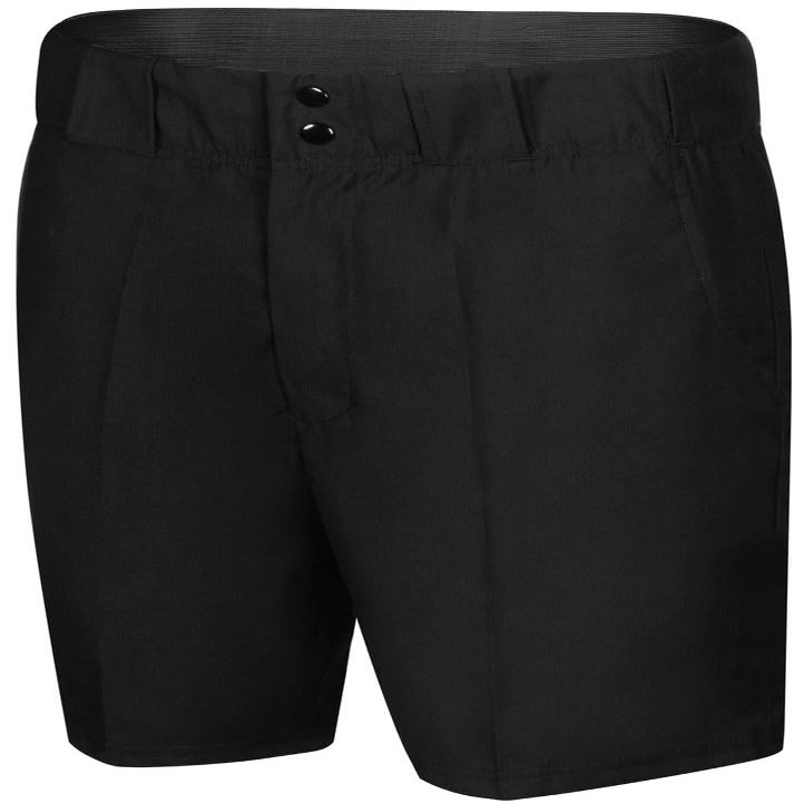 Smitty | FBS-178 | 4-Way Solid Black Football Lacrosse Shorts | Referee's Choice (38)