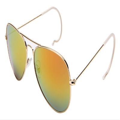 Edge I-Wear Flat Top Aviator Sunglasses for Men Women Pilot Sunglass Mirror Lens 5151-REV-2(G.rrev)