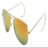 Edge I-Wear Flat Top Aviator Sunglasses for Men Women Pilot Sunglass Mirror Lens 5151-REV-2(G.rrev) view 1