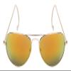 Edge I-Wear Flat Top Aviator Sunglasses for Men Women Pilot Sunglass Mirror Lens 5151-REV-2(G.rrev) view 2