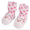 BRUBAKER 4 Pairs of Baby Socks Girls 0-12 Months - Animals Pink Yellow view 4