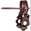 Showman Burgundy Leather Headstall and Reins w/Texas Star Conchos and Split Cheeks view 1