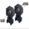 Monstrum Adjustable Height Picatinny Pair of Scope Rings | 1 inch Diameter view 3