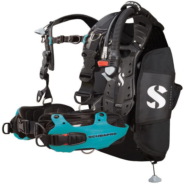 Hydros Pro Men's BCD w/BPI, Turquoise, Small