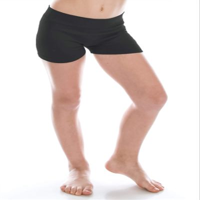 Kurve Girls Seamless Basic Boyshorts Underwear, UV Protective Fabric UPF 50+, Black, Girl 4/7