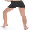 Kurve Girls Seamless Basic Boyshorts Underwear, UV Protective Fabric UPF 50+, Black, Girl 4/7 view 2