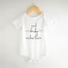 Bump and Beyond Designs Baby-Boys Announcement Gift Leotard for Family Newborn Baby Gift White, 3-6 Months view 2