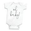 Bump and Beyond Designs Baby Bodysuit Surprise Pregnancy Announcement for Grandma and Grandpa (3-6 Months, White) view 1