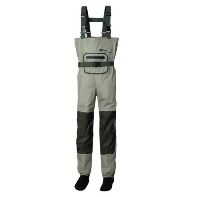8 Fans Fly Fishing Waders Breathable Waterproof Stocking Foot Chest Waders for Men and Women 3X-Large