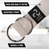5 Pack Yoga Exercise Adjustable Straps 8Ft | BONUS eBook | with Durable D-Ring For Pilates & Gym Workouts | Hold Poses, Stretch, Improve Flexibility & Maintain Balance view 4