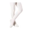DIPUG Ballet Tights for Girls Dance Tights Toddler Thick Soft Footed Kids White Stockings Size 5t 6 7 8, 1 Pack view 1
