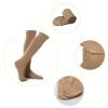 DIPUG Ballet Tights for Girls Dance Tights Toddler Thick Soft Footed Kids Suntan Stockings Size 5t 6 7 8, 1 Pack view 3