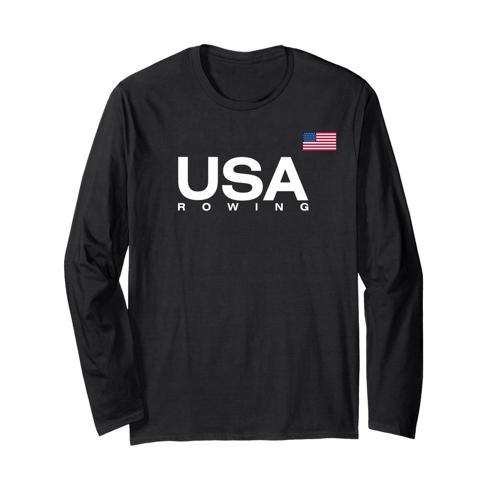 USA Rowing Flag Long Sleeve T-Shirt