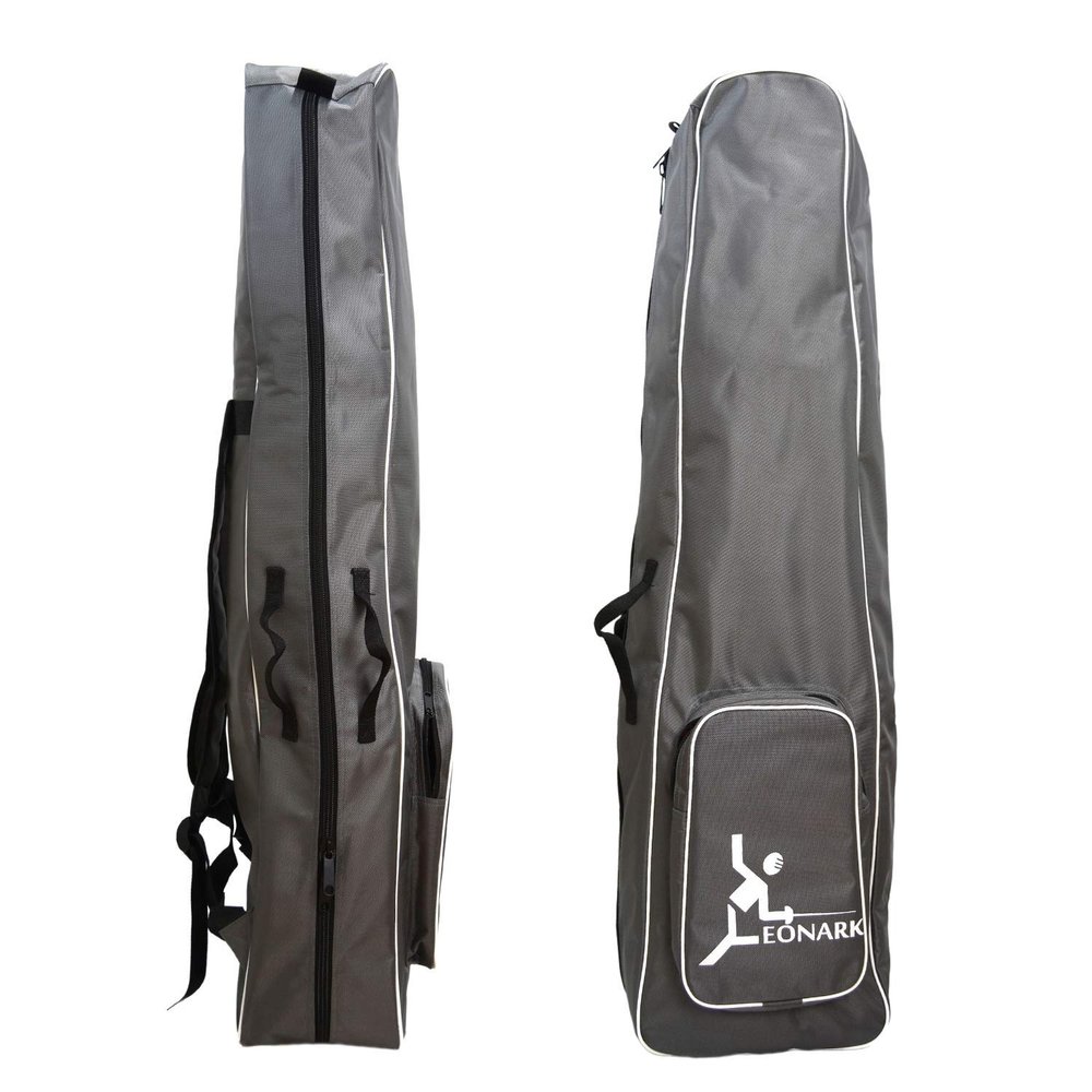 LEONARK Fencing Bag for Epee Saber and Foil - Portable Backpack for Fencing Sword Suit and Mask - Storage Bag for Both Adult and Child Fencers (Gray A)