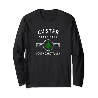 Custer State Park Long Sleeve T Shirt South Dakota Souvenirs