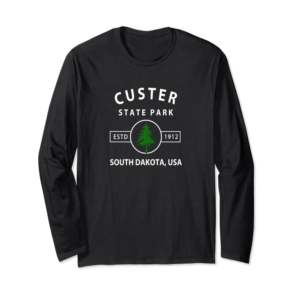 Custer State Park Long Sleeve T Shirt South Dakota Souvenirs