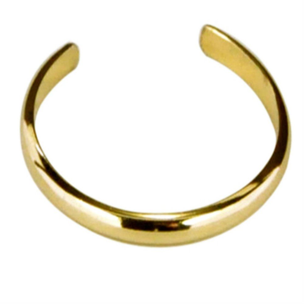 California Toe Rings 14k Gold Filled Plain Wedding Band Adjustable Toe Ring Handmade in the USA for Women