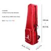 LEONARK Fencing Bag for Epee Saber and Foil - Portable Backpack for Fencing Sword Suit and Mask - Storage Bag for Both Adult and Child Fencers (Red A) view 2