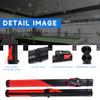 GSE Games & Sports Expert Billiard Cue Cases, 1x1 Deluxe Hard Billiard Pool Cue Stick Carrying Case, Pool Billiards Accessories (Black/Red) view 2