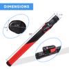 GSE Games & Sports Expert Billiard Cue Cases, 1x1 Deluxe Hard Billiard Pool Cue Stick Carrying Case, Pool Billiards Accessories (Black/Red) view 4