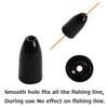 10 Pack 1/4OZ Tungsten Worm Weight for Bass Fishing Pitching and Flipping Sinker view 4