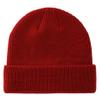 Connectyle Classic Men's Warm Winter Hats Acrylic Knit Cuff Beanie Cap Daily Beanie Hat (Dark Red) view 1