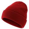 Connectyle Classic Men's Warm Winter Hats Acrylic Knit Cuff Beanie Cap Daily Beanie Hat (Dark Red) view 2