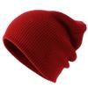 Connectyle Classic Men's Warm Winter Hats Acrylic Knit Cuff Beanie Cap Daily Beanie Hat (Dark Red) view 3