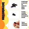 10 Pack 1/8OZ Tungsten Worm Weight for Bass Fishing Pitching and Flipping Sinker view 2
