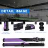 GSE Games & Sports Expert Billiard Cue Cases, 1x1 Deluxe Hard Billiard Pool Cue Stick Carrying Case, Pool Billiards Accessories (Black/Purple) view 2