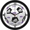 SunTime TCU Horned Frogs Soccer Ball Art Wall Clock view 1