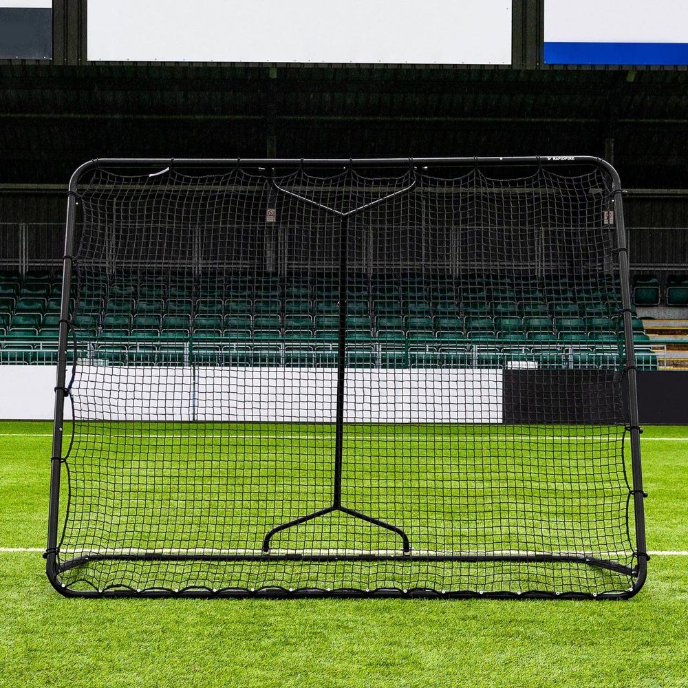 RapidFire Mega Soccer Rebounder | Adjustable Foldable Soccer Rebound Net [Two Sizes] (Small (5ft x 6ft))