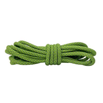 VASGO Round Shoe Laces Reflective for Sport Casual Trainer Sneaker 10 Different Lengths Thick 12 Colors (47 inches / 120 cm, Green)