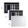 Dilwe Frame Stickers Set, Chain Protective Chain Stay Frame Protector for Most Mountain Road Bikes(Black) view 2
