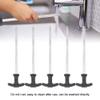 Dilwe Outdoor Tent Stakes, 5 Pcs T-Shaped Nail Pegs Camping Screw Nail for Frozen Soil Ice view 2