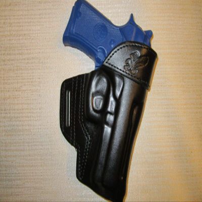 Braids Holsters OWB Belt Holster Choose Gun & Left or Right Hand (Handing:Right; Select Gun:S&W M&P Shield with red Ct Laser;)