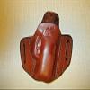 Braids Holsters Brown Pancake Owb Belt Holster, Choose Gun, & Hand Orientation (Handing:Right; for Gun Model:Kahr P380;) view 2