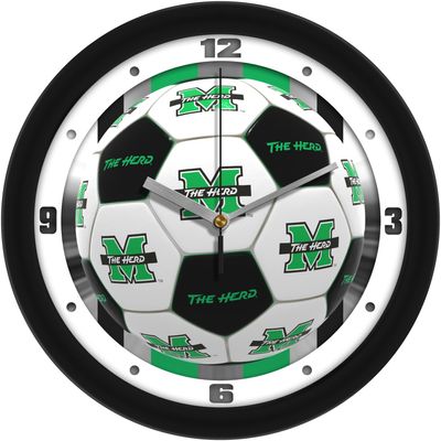 SunTime Marshall University Thundering Herd Soccer Wall Clock
