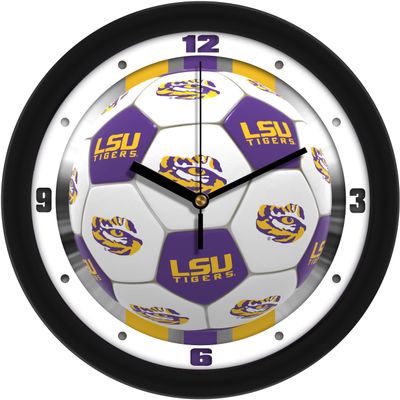 SunTime LSU Tigers Soccer Wall Clock
