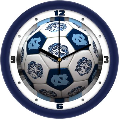 SunTime North Carolina - University of Soccer Wall Clock