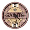 FOCO New Orleans Saints NFL Barrel Wall Clock view 1