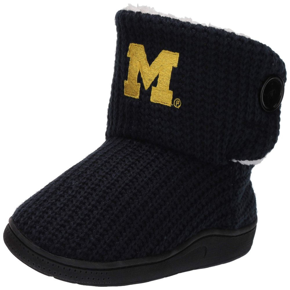 foco NCAA Womens Knit 2 Button BootKnit 2 Button Boot, Team Color, Small / 5-6