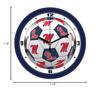SunTime Mississippi Rebels - Ole Miss Soccer Wall Clock view 3