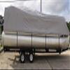 VORTEXGREY/Gray 28' Vortex Ultra Pontoon/Deck Boat COVERINCLUDES Support System, HAS Elastic and Straps FITS 26'1" to 27' to 28' FT Long view 1