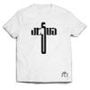 GLORYBETEES Mens/Womens Jesus Cross Tshirt (Small) view 2