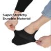 Pro Mountain No Show Socks Women Wide Toe Box For Health Y Heel Forefoot Size S Black + White 4 Pack Cotton Cushion Footies Sneakers US Shoe 6-8 view 3