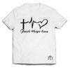 GLORYBETEES Mens/Womens Jesus Tshirt Hebrew YAHWEY (Large) view 2