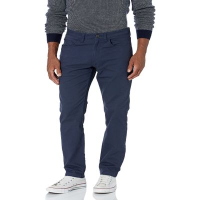 Amazon Essentials Men's 5-Pocket Comfort Stretch Chino Pants, Navy, 36W x 31L