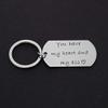 ShiQiao Spl You Have My Heart and My Ass Keychain Boyfriend Girlfriend Gifts Keyring Wife Husband Gifts view 3